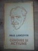 Gindire si actiune- Paul Langevin