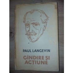 Gindire si actiune- Paul Langevin