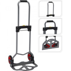 Carucior pliabil pentru transport marfa , Compact si rezistent, cu roti durabile