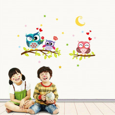 Sticker decorativ bufnite foto