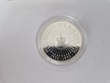 UK-5 Pounds -1953-1993 -Comemorativa Argint 925- Elizabeth II 40th Coronation Jubilee; Silver.