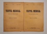 Vestul Medical 1936 &ndash; Nr. 11 &amp; 12 Oradea &ndash; Dr. I. Glăvan &ndash; lot 2 fascicule
