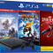 Consola PlayStation 4 Slim 500GB SH (Second Hand)+ 3 jocuri: Horizon Zero Dawn Complete + Ratchet &amp; Clank + Marvel Spider-Man