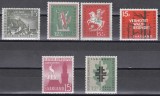 SAAR 1958-400 ani-orașul Homburg,C&acirc;ntece populare,Prevenirea incendiilor forestiere,T&acirc;rgul Internaț. SAAR,150 ani-Asoc.Germ. de Gimnastică,5 Serii,MNH