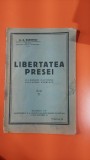Libertatea presei A.A. Bardescu, Scrisoare Alexandru Averescu, 1925, Editura Indreptarea, Carte veche