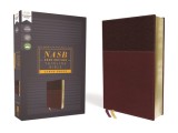Nasb, Thinline Bible, Large Print, Leathersoft, Burgundy, Red Letter Edition, 2020 Text, Comfort Print