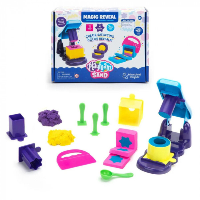 Set nisip kinetic Atelierul magic - Playfoam&reg; PlayLearn Toys