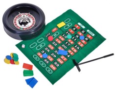 Joc de societate, Zola&amp;reg;, model ruleta de cazino cu jetoane si zaruri, dimensiune 27 cm, culoare multicolor foto