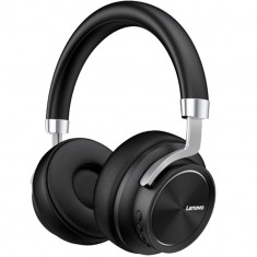 Casti Wireless HD800 Premium Over Ear, Microfon, HD, Buton Control Volum, Negru foto