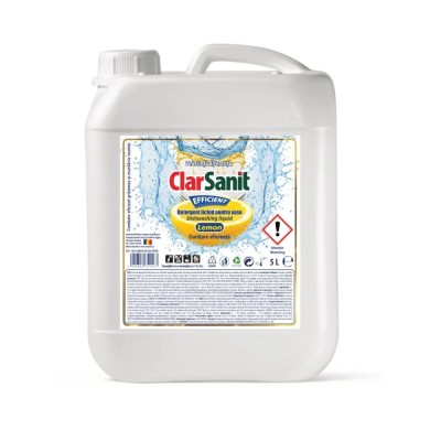 Detergent de vase ClarSanit EFFICIENT Lemon, 5L foto