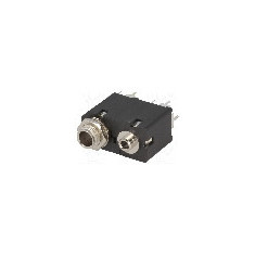 Conector jack, Jack 3,5mm + Jack 6,3mm, 2 contacte, mama, AMPHENOL - ACJM-MVD985-2S