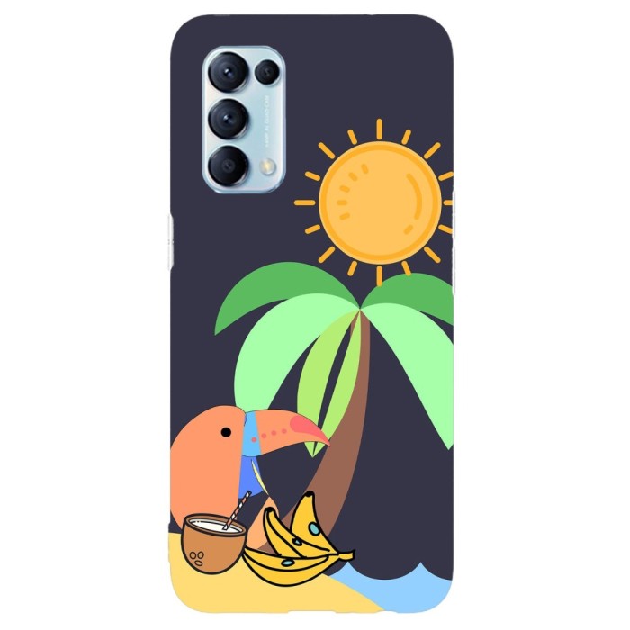Husa compatibila cu Oppo Find X5 5G model Tropical Life, Silicon, TPU, Viceversa