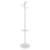V-Part Suport de haine autonom cu 8 c&acirc;rlige &bdquo;Porcelain&rdquo; alb 178 cm 445326
