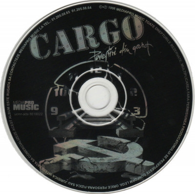 CD Cargo &amp;ndash; Povestiri Din Gară, fără coperți, original foto