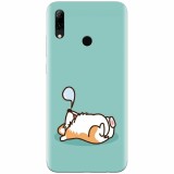 Husa silicon pentru Huawei P Smart 2019, Cute Corgi