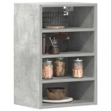 VidaXL Dulap suspendat &ldquo;Riga&rdquo;, gri beton, 40x29,5x60 cm