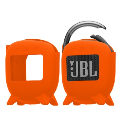 Husa Kwmobile pentru JBL Clip 4, Portocaliu, Silicon, KWM0000181U003C foto