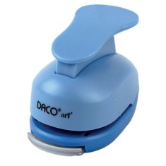 Perforator Daco Hobby, Diametru Perforare 3.8 cm, Model Brad, Metal, Albastru, Perforator cu Model, Perforator Hartie, Perforatoare cu Modele, Perfora foto