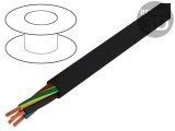 Cablu Electric Rotund HELUPOWER 1000 4G1.5mm&sup2; Cu PVC Negru