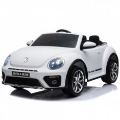 Masinuta electrica Copii Chipolino Volkswagen Beetle Dune white foto