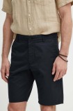 Gant pantaloni scurti din bumbac culoarea negru