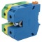 Conector Șine 95mm2 1 Pista 2 Borne Galben-Verde