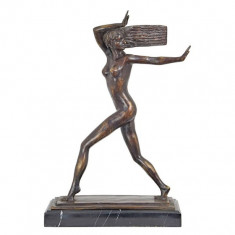 Dansator -statueta din bronz cu un soclu din marmura TBF-1