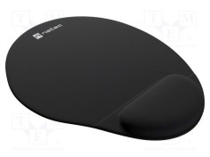 Pad mouse ergonomic gel negru NATEC 245x225x22mm