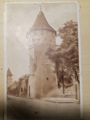 CP Turnul, Sibiu, circulată 2 ian 1950, Editura &amp;rdquo;Albania&amp;rdquo; Buc. - Constanța foto