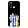 Husa compatibila cu Oppo A53 Silicon Gel Tpu Model Rick And Morty Connected