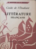 GUIDE DE L&#039;ETUDIANT EN LITTERATURE FRANCAISE-E. BOUVIER, P. JOURDA-240021