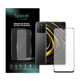 FOLIE STICLA Spacer pentru Xiaomi Pocophone M3, grosime 0.3mm, acoperire totala ecran, strat special anti-ulei si anti-amprenta, Tempered Glass, sticl