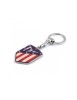 Breloc Atletico Madrid - Breloc Chei Metalic, Logo Oficial, Accesorii Fani - Cadou Suporteri Atletico