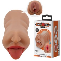 Masturbator cu dubla penetrare Crazy Bull Sarah Brown Mouth &amp; Pussy
