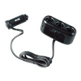 Priza tripla bricheta PL3 cu calblu 200cm 12/24V Garage AutoRide