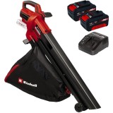 Einhell VENTURRO 18/210 PXC + Twinpack + 4514095 - Suflanta de gradina 180 m3/h + Set 2 acumulatori si incarcator Li-Ion 18 V 4 Ah