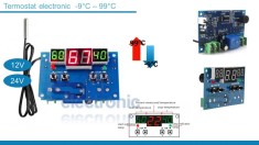 Termostat digital incubator rulota 12V 24V foto