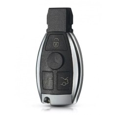 Carcasa cheie auto tip briceag Techstar pentru Mercedes-Benz cu 3 butoane, compatibila cu modele A, B, C, E, S, ML, GLK, Vito, Sprinter