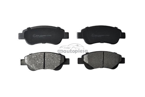 Set placute frana,frana disc TOYOTA AYGO (WNB1, KGB1) (2005 - 2014) KRIEGER 0950006058