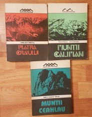 Set 3 carti din colectia Monografii Montane foto