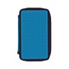 Penar Herlitz, Neeachipat 3 Fermoare, Dimensiune 20 X 6 X 13 Cm, Motiv Uniblue, Albastru