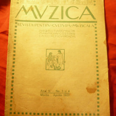 Revista Muzica -martie-aprilie 1923 an5 -nr3-4 ,16pag