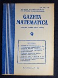 Carte - Gazeta Matematica, anul LXXXVI, nr. 9, septembrie 1981