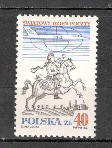 Polonia.1986 Ziua mondiala a Postei MP.197