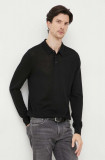 Cumpara ieftin Michael Kors pulover de lana barbati, culoarea negru, light