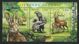 LITHUANIA 2017 FAUNA ANIMALE SALBATICE CERBI, IEPURI, VIEZURI