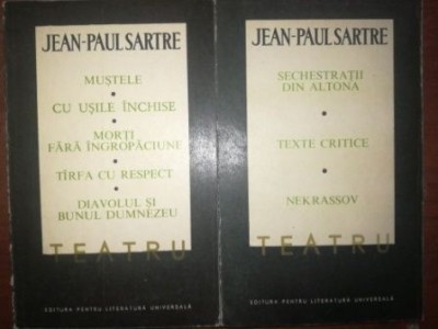 Teatru 1,2- Jean Paul Sartre foto