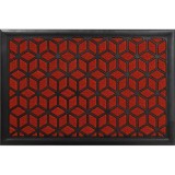 Covor Intrare 40X60 Cm &ndash; Long Island Rosu Polyester+Pvc Moftx