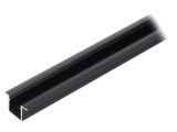 Profil aluminiu negru 2m pentru module LED SMART-IN10