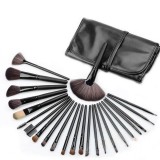Cumpara ieftin Pensule machiaj profesional set 24 bucati
